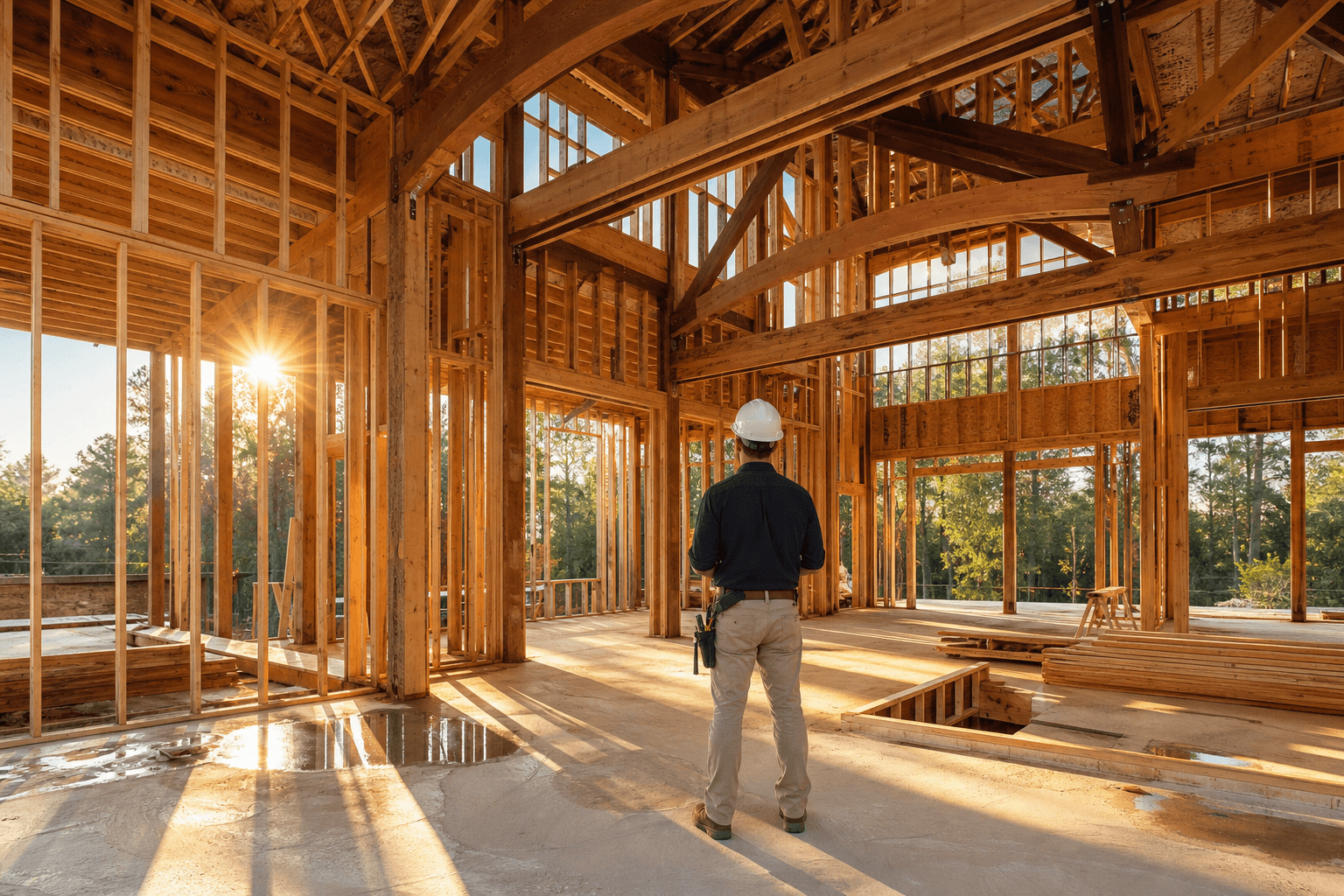 Site visit during construction